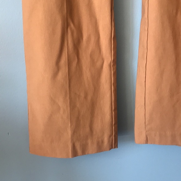 Violets & Roses Camel Ruthy Solid zipper stretchy boot cut pull on pants Sz 8/29 - Picture 3 of 10